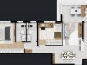 Apartamentos com 2 e 3 Dormitórios Jazz Residencial