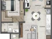 Apartamentos com 35, 45 e 62m² 1, 2 e 3 dormitórios 900m...
