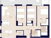 Apartamentos de 3 habitaciones a escasos metros de la...