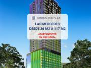 Apartamentos en Pre venta Las Mercedes desde 36 m2 a 117 m2