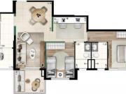 Apartamentos Morumbi 90M² 3 Dorms 2/3 VAGAS Condomínio Clube