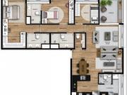 Apartamentos na Vila Madalena com 3 suítes e 2 Vagas