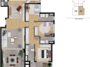Apartamentos novos com 3 Suítes e 2 Vagas no Metrô Vila...