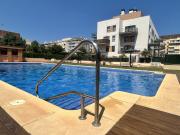 Apartmán v centre Dénie s výhľadom na more a bazén