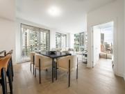 Contemporary apartment with pool