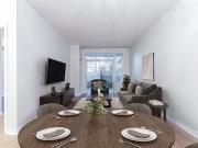 Contemporary apartment with pool