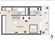 Apartment 36qm zu vermieten