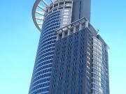 Apartment with bedroom and living room, roof terrace and...