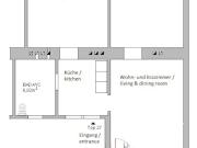 Apartment with living room, 2 bedrooms, balcony, Vienna...