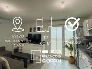 APPAREMENT T3 DE 60.63M2 AVEC TERRASSE VAUX EN VELIN LA SO