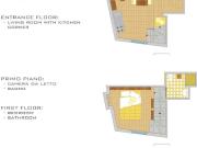 Appartamento 1 camere da letto, Chiusanico Chiusanico...