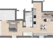 Appartamento bilocale 78mq