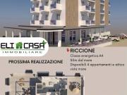 Appartamento in vendita a Riccione, Alba Mare