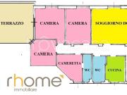 Appartamento in vendita a Roma via Livorno, Bologna