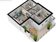 Appartamento trilocale 70mq