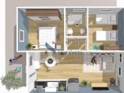 Appartamento trilocale 75mq