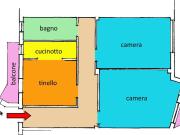 Appartamento Trilocale a Bologna