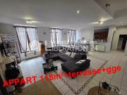 APPARTEMENT 118m² + terrasse + gge