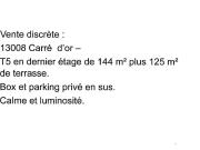 Appartement 144 m2 Marseille 8ème