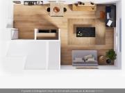 Appartement 1 pièce 16.43m²