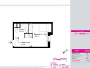 Appartement 1 pièce 18.15m²