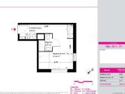 Appartement 1 pièce 20.83m²