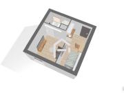 Appartement 1 pièce 20 m²