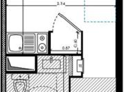 Appartement 1 pièce 21 m²