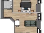 Appartement 1 pièce 33 m²