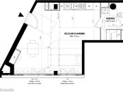 Appartement 1 pièce 39 m²