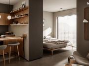 Appartement 1 pièce Rennes résidence étudiante Bourg...