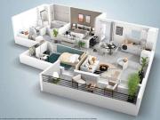 Appartement 2 chambres, Roquebrune Cap Martin Alpes...