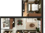 Appartement 2 pièces 13,90 hectares