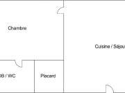 Appartement 2 pièces 18 m²