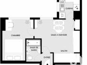 Appartement 2 pièces 28 m²