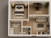 Appartement 2 pièces 30 m²