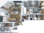 Appartement 2 pièces 34 m²