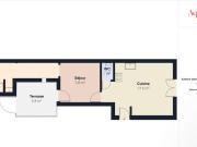 Appartement 2 pièces 36 m²