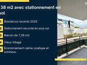 Appartement 2 pièces 38 m²