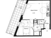 Appartement 2 pièces 40 m²