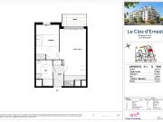 Appartement · 2 pièces · 41.43 m²