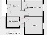 Appartement 2 pièces 39 m²