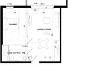 Appartement 2 pièces 41 m²