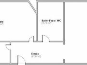 Appartement 2 pièces 42 m²