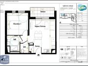 Appartement 2 pièces 42 m²