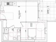 Appartement 2 pièces 42 m²