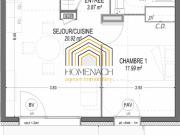 Appartement 2 pièces 42 m²