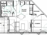 Appartement 2 pièces 42 m²