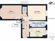 Appartement 2 pièces 43 m² Appartement 2 pièces 43 m²