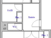 Appartement 2 pièces 44 m²